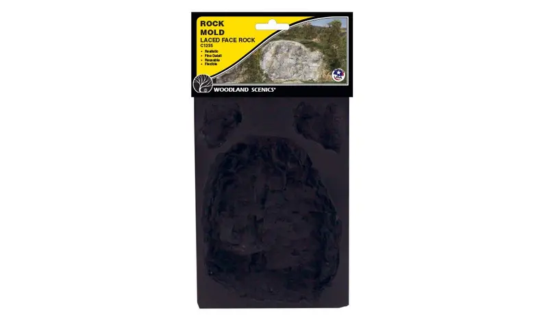 Laced Face Rock Mold 1