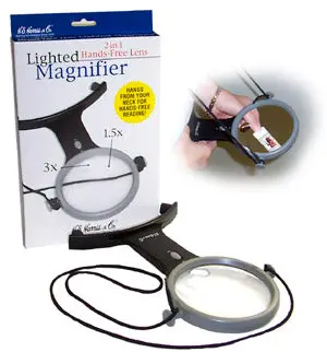 Lighted Hands Free Magnifier 1