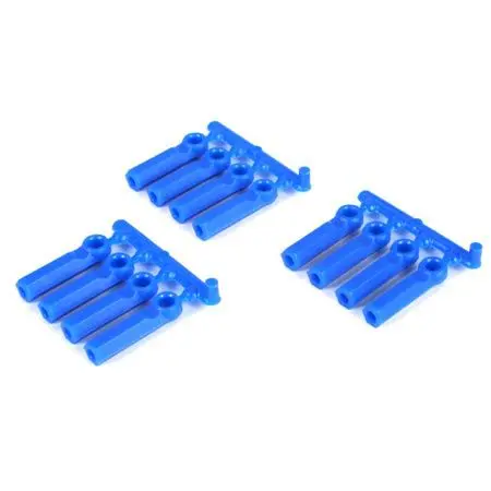 Long Shank Rod Ends (12) 4-40 Neon Blue 1