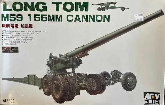 Long Tom M59 155Mm Cannon- 1/35 Scale 1
