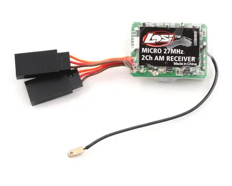 Losi 27Mhz Am Receiver (3 Wire Connector: Micro) 1