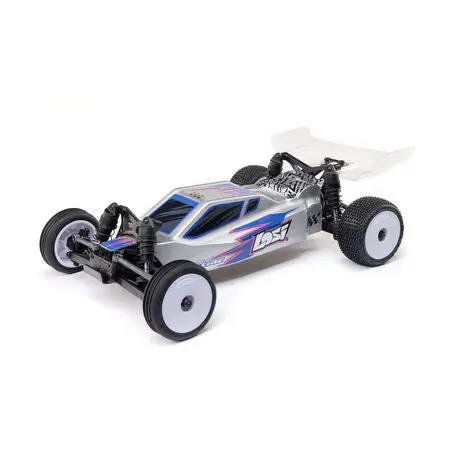 Losi Micro-B 2Wd Buggy Silver Rtr Rc Car 1/24 1