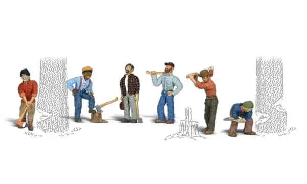 Lumberjacks Ho Scale 1
