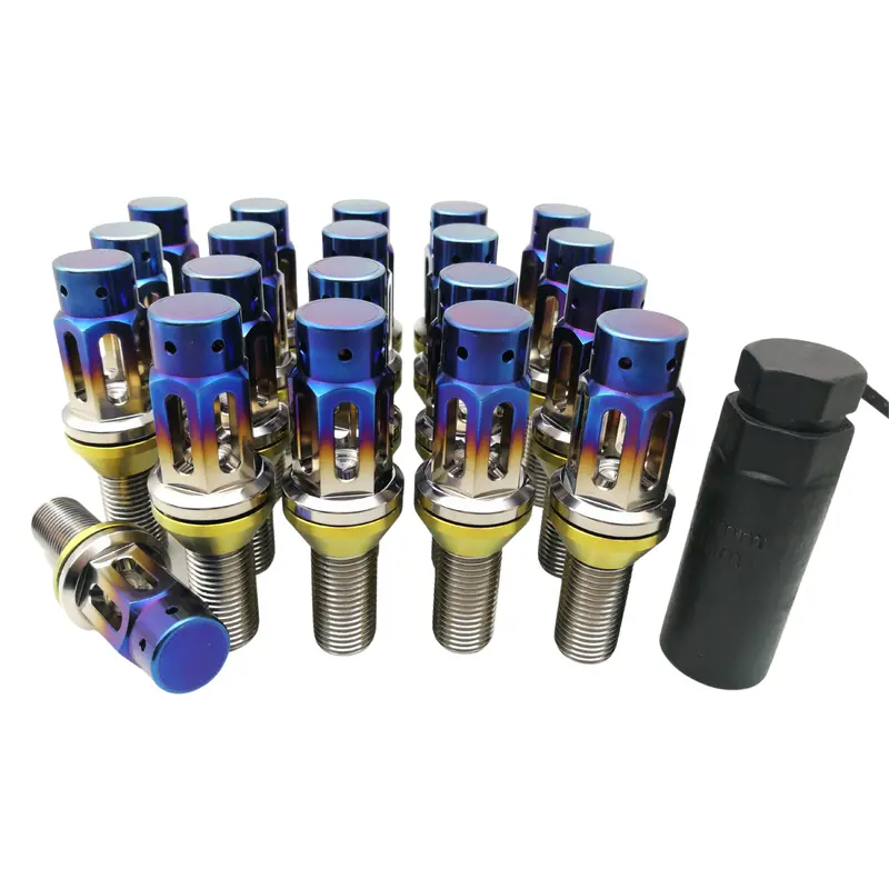 M12/M14x1.5X28mm Titan Radbolzen Kegelbund 2