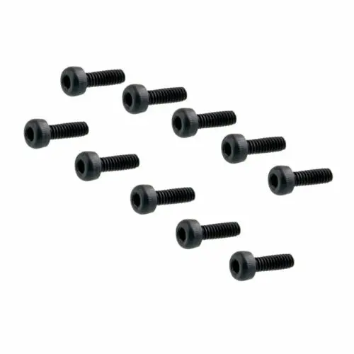 M2x6mm Cap Head (Black) (10Pcs) 1