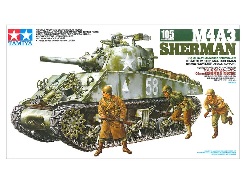 M4a3 Sherman - 1/35 Scale 1