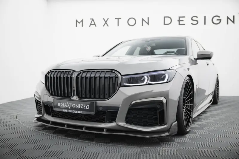 Maxton Design Carbon Cup Spoilerlippe Front Ansatz Passend Für Bmw 7Er M-Paket G11 Facelift 2