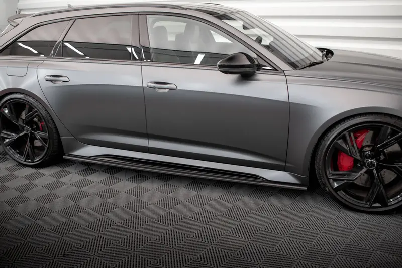 Maxton Design Carbon Seitenschweller Passend Für Audi Rs6 C8 / Rs7 C8 1