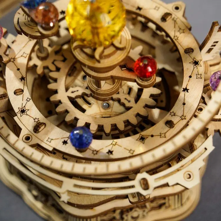 Mechanical Music Box Starry Night (Orrery) 2