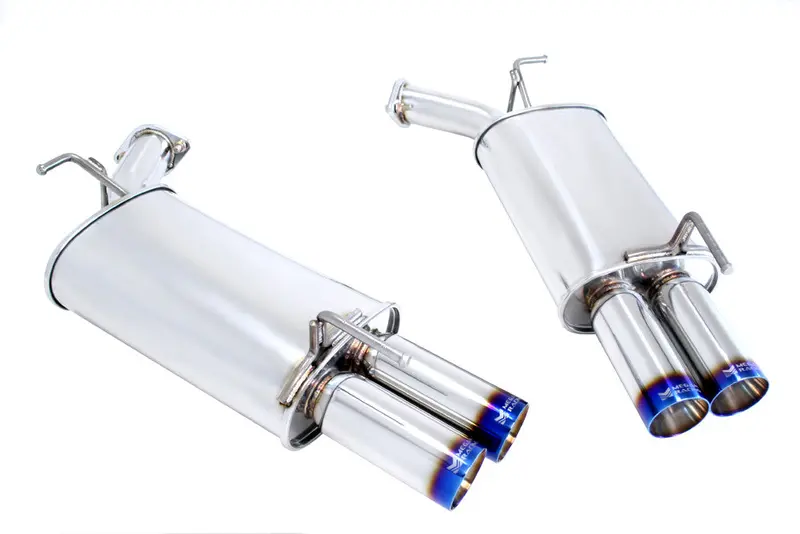 Megan Racing 05-10 Infiniti M35/M45 Burnt Rolled Tip Axleback Exhaust 1