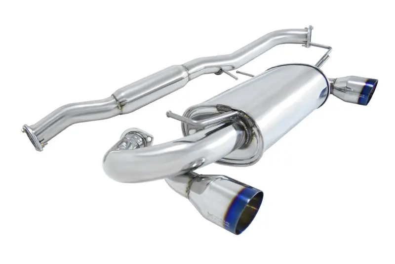 Megan Racing 350Z 03-09 Eo-R5 Stainless Burnt Roll Tip Catback Exhaust 1