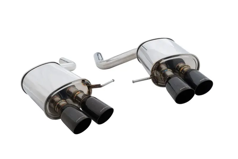 Megan Racing Bmw F10 11-13 550I 535I Black Chrome Tips Axleback Exhaust 1