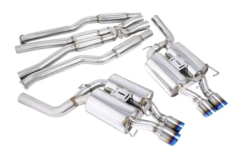 Megan Racing Bmw M5 05-10 Eo-R5 Titanuim Tips Cat Back Exhaust 1