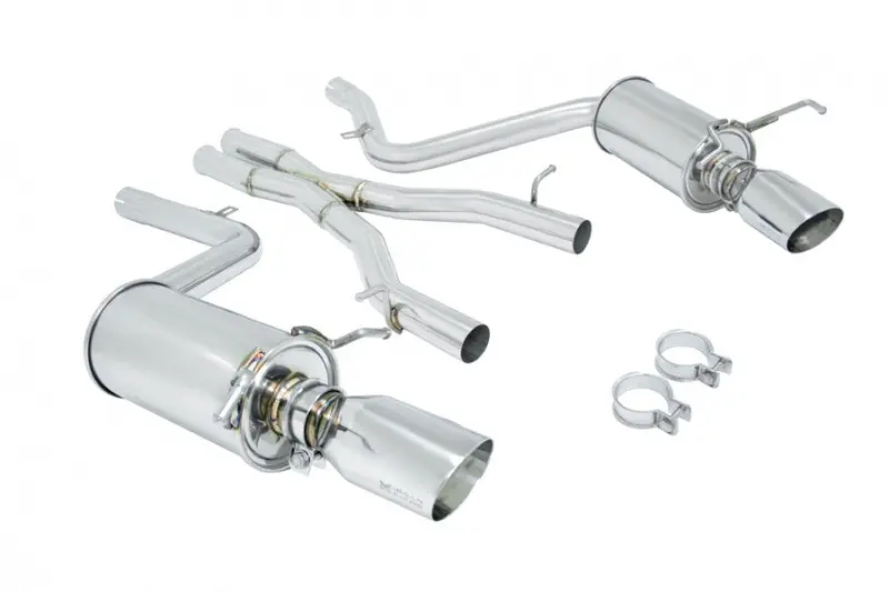 Megan Racing C300/C350 V6 4Dr 08-14 Stainless Roll Tips Catback 1