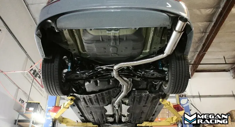 Megan Racing Civic Sedan Sport Si 2022+ Single Exit Exhaust 2