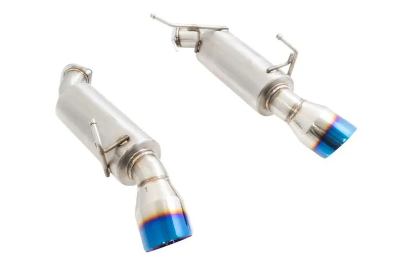 Megan Racing Infiniti G37 Coupe 08-13 / Q60 14-15 Dual Canister Burnt Tip Axle Back Mr-Abe-Ig08-Bt 1