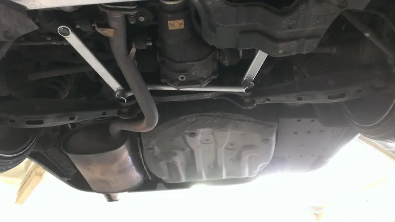 Megan Racing Lexus Is300 00-05 Rear Lower Red Spec Strut Tower Bar 2