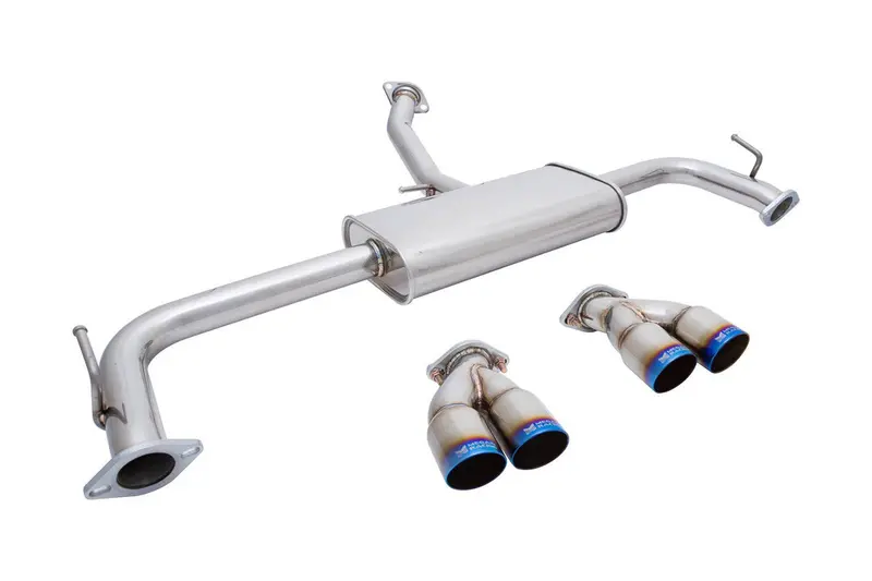 Megan Racing Lexus Nx200t 15+ Burnt Roll Tips Axle-Back Exhaust 1