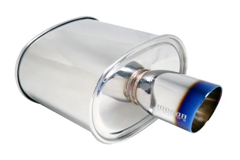 Megan Racing M-Vo Oval Universal Muffler Blue Tip Mr-Mu-Mvo 1