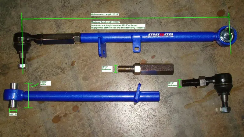 Megan Racing Mazda Rx8 2004–2012 Mx-5 2006–2015 Rear Camber Arms 2