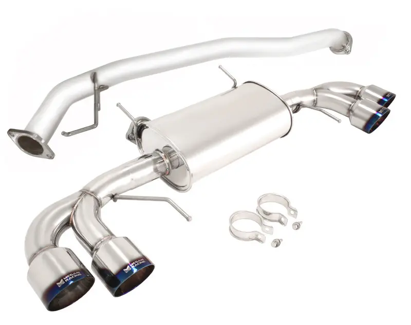 Megan Racing Nissan Gtr R35 09+ Burnt Roll Tip Catback Exhaust Nr35t 1