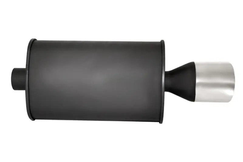 Megan Racing O-St Oval Universal Muffler Matte Black Mr-Mu-Ost-B 2