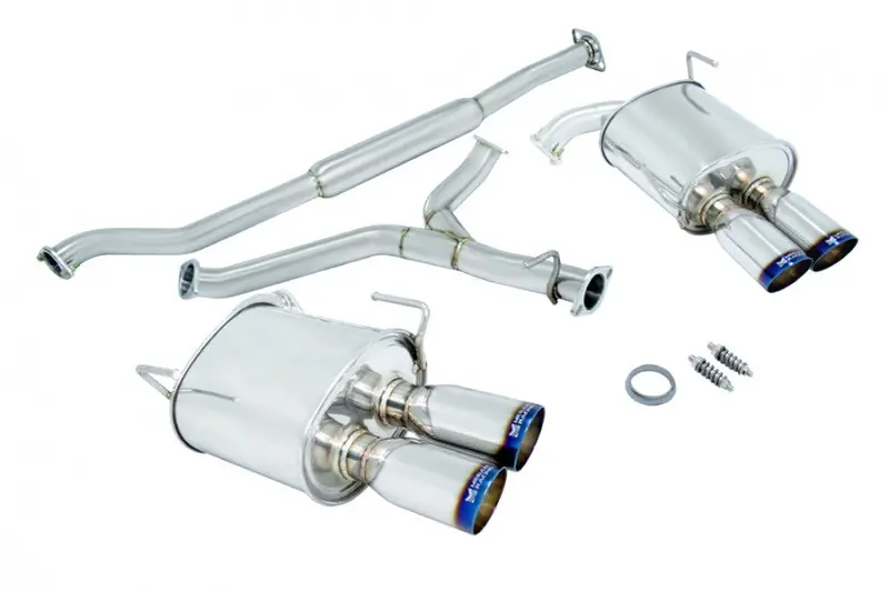 Megan Racing Subaru Wrx 11-14 4 Door Burnt Roll Tips Catback Exhaust 1