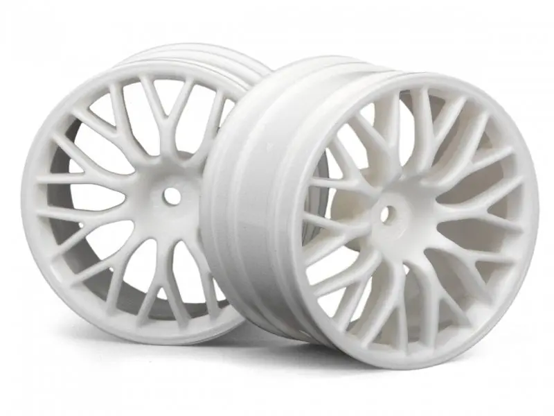 Mesh Wheel 57X35mm (2.2In) White 1