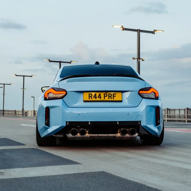 Mhc+ V-Style Carbon Heckspoilerlippe Passend Für Bmw M2 G87 1