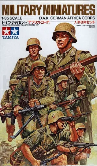 Military Miniatures D.A.K. German Africa Corps- 1/35 Scale 1