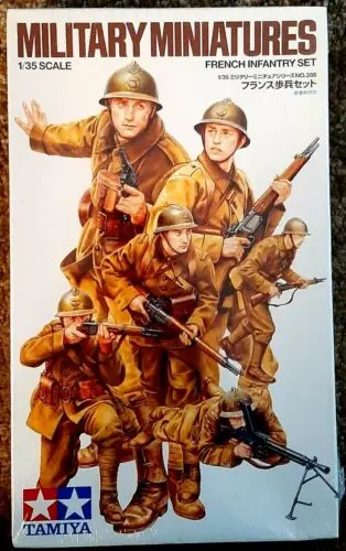 Military Miniatures French Infantry Set - 1/35 Scale 1