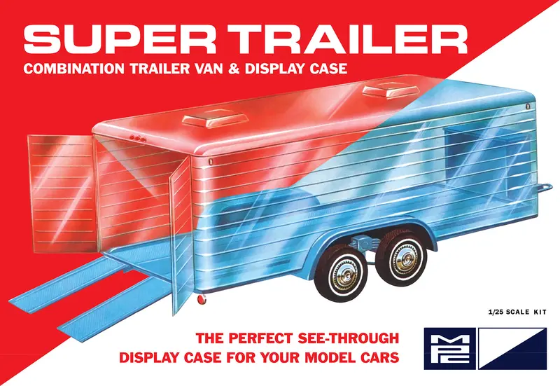 Model Car Trailer/Display Case. 1