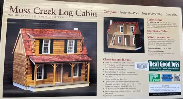 Moss Creek Log Cabin (Doll House) 1
