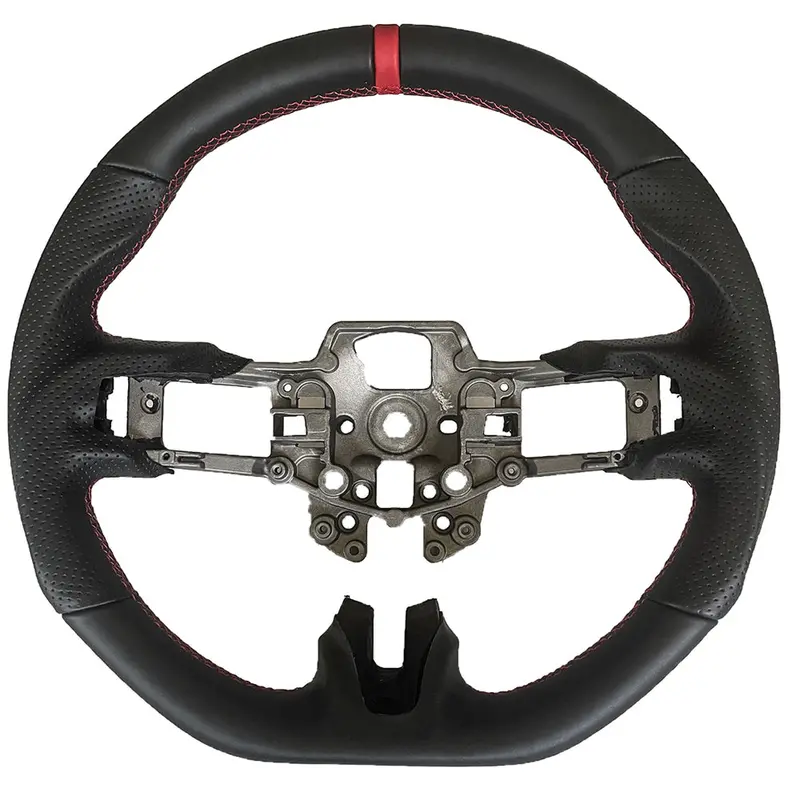 Mustang 15-17 Leather Steering Wheel 1