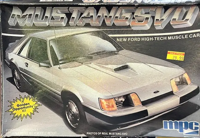 Mustang Svo (New Ford High-Tech Muscle Car)  - 1/25 Scale 1