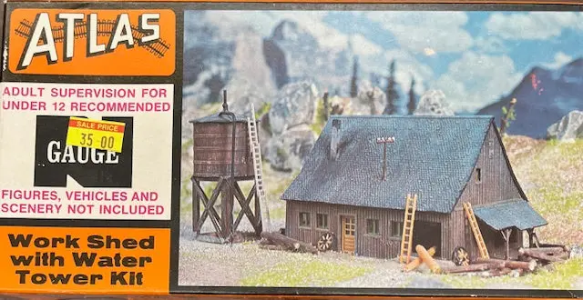 N Gauge - Workshed W/ Water Tower Kit 1