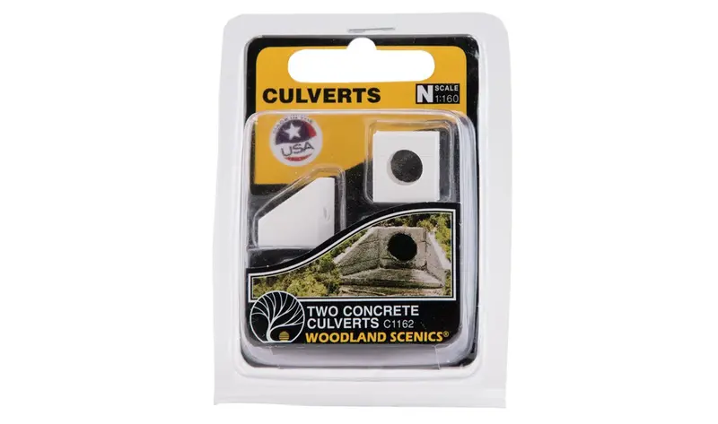 N Scale 2 Concrete Culverts 1