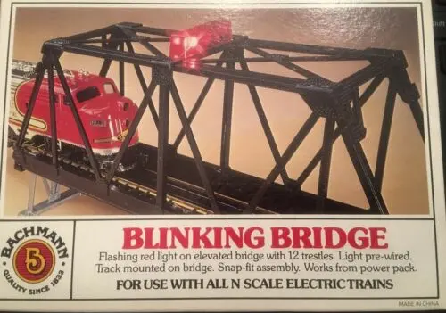 N Scale Blinking Bridge 1