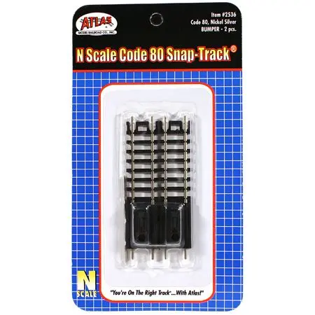 N Scale Code 80 Bumper 1