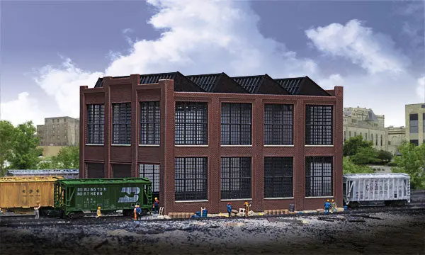 N Scale Cornerstone Car Shop Kit 1