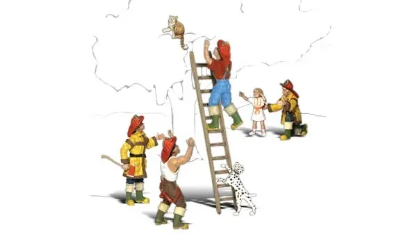 N Scale Firemen To The Rescue 1