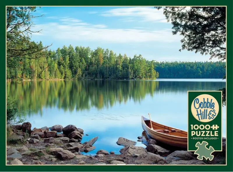 Nature's Mirror (Forest/Lake/Canoe) Puzzle (1000Pc) 1