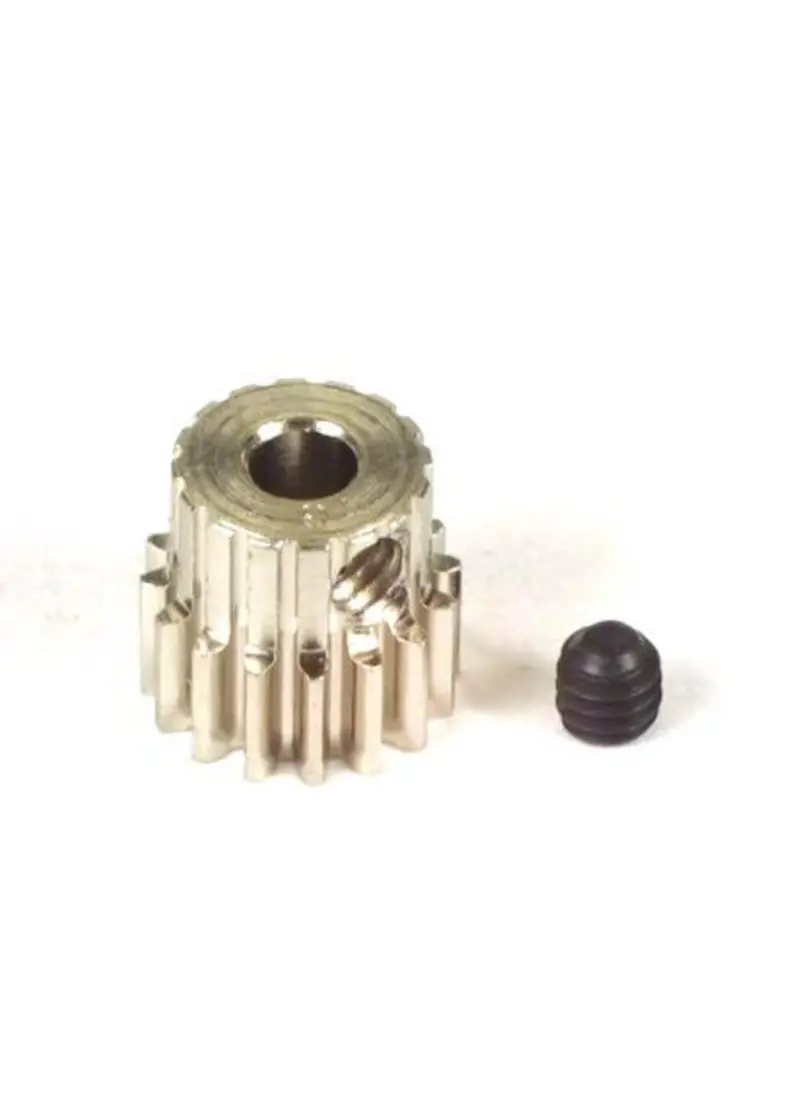 Nickel Plated Steel Pinion 16T 48P 1/8 Bore 1