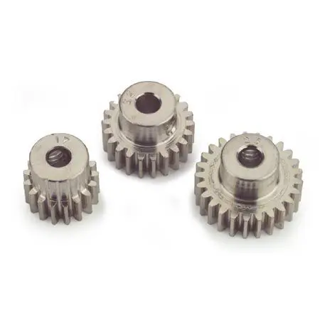 Nickel Plated Steel Pinion 25T 48P 1/8Th Bore. 1