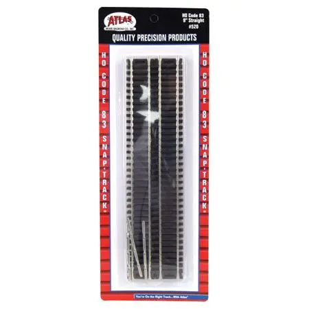Nickel Silver Rail 9" Straight Code 83 1
