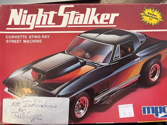 Night Stalker Corvette Stingray Street Machine- 1/25 Scale 1