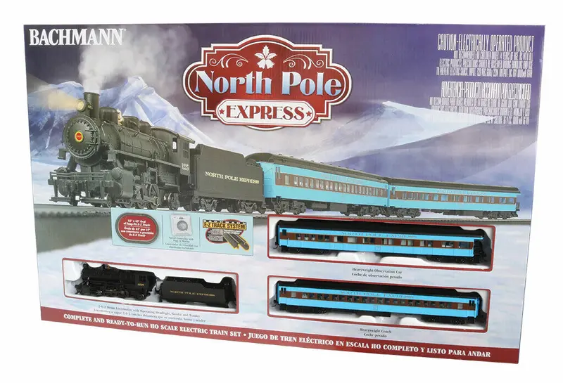North Pole Express Ho Gauge Steam Passenger Train Set 1
