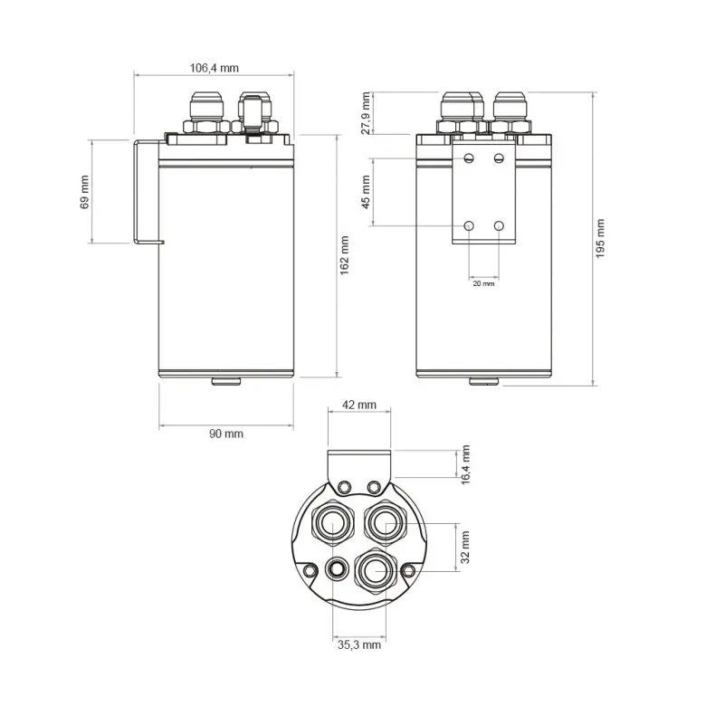Nuke Performance Performance Catch Can 0.75 Liter 5