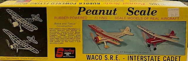Peanut Scale Waco S.R.E. - Interstate Cadet 1