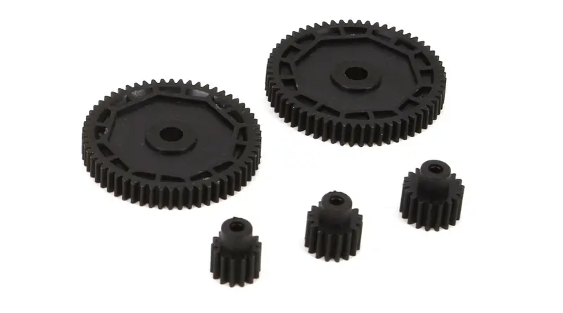 Pinion & Spur Gear Set: 1:18 4Wd All 1